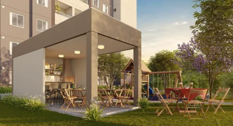 Espaço gourmet no Vale das Tulipas